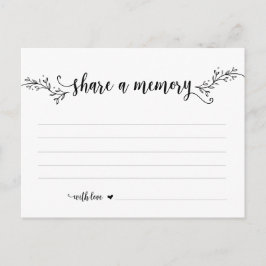 Cartão Postal Serviço Funeral, Fonte Preta, Compartilhe um cartã