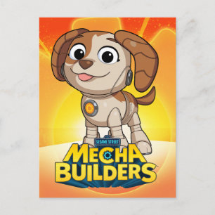 Cartão Postal Sesame Street   Mecha Builders Tango