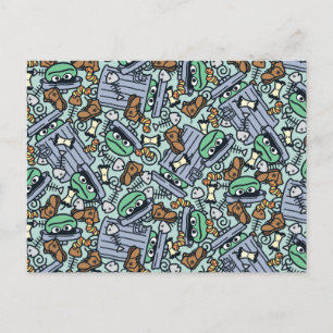 Cartão Postal Sésamo Sésamo   Oscar, o padrão do Grouch