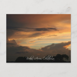 Cartão Postal Seta quebrada, pôr do sol OK