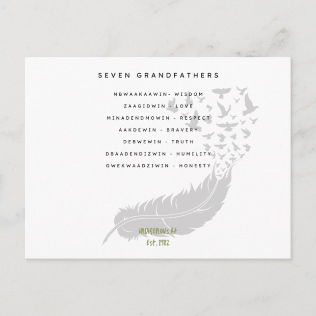 Cartão Postal Sete Avôs (Frente)