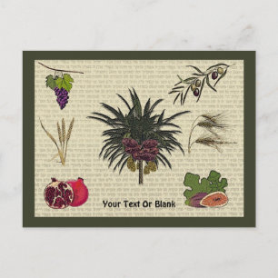 Cartão Postal Sete espécies