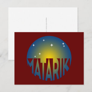 Cartão Postal Sete Irmãs da Nova Zelândia Maori MATARIKI 2a