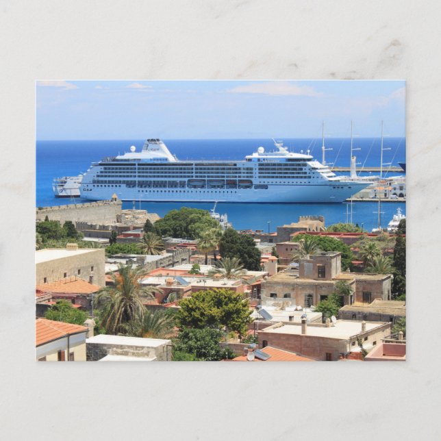 Cartão Postal Sete Mares Mariner em Rodes (Frente)