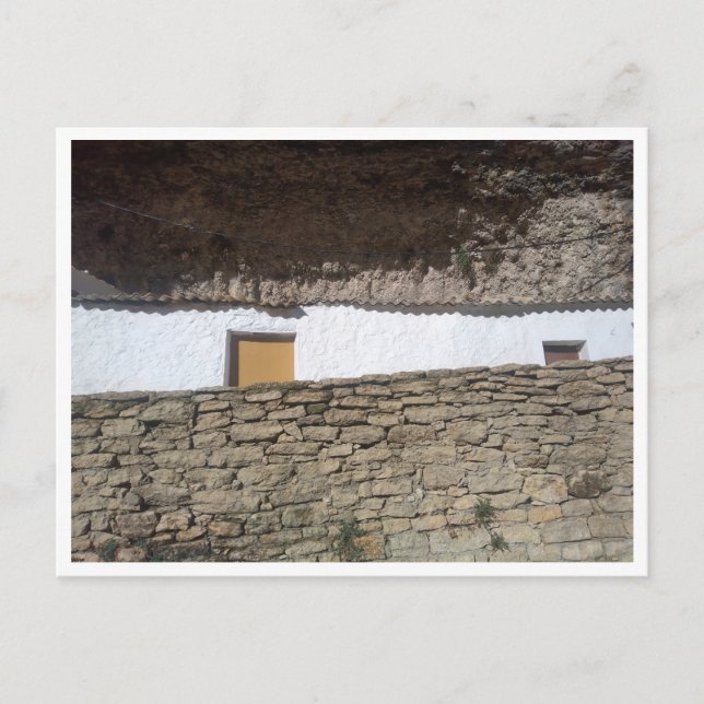 Cartão Postal Setenil de las Bodegas, Andaluzia (Espanha) (Frente)