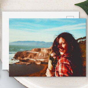 Cartão Postal Seu Cartão-postal de foto