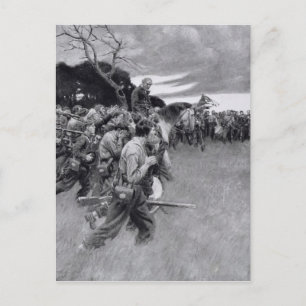 Cartão Postal Seu exército terminou de chorar e soluçar