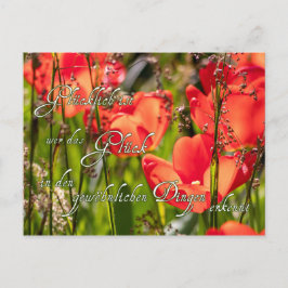 Cartão Postal Seu kommt ganz viel Glück für Dich!