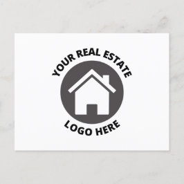 Cartão Postal Seu logotipo imobiliário aqui