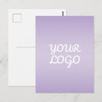 Seu Logotipo & Moderno Ombre Simples | Lavanda