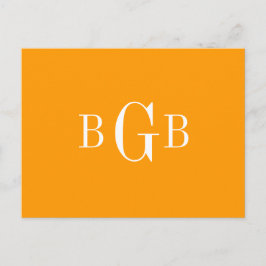 CARTÃO POSTAL - seu monograma