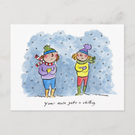 Cartão Postal Seu nariz está arrebentando.