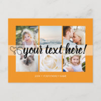 Seu texto personalizado 6 colagem de fotos univers
