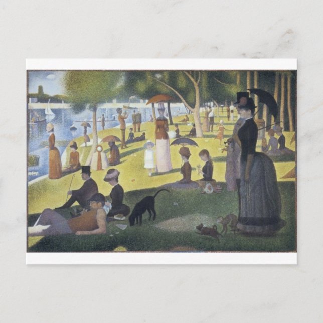 Cartão Postal Seurat (Frente)