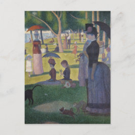 Cartão Postal Seurat Sunday Tarde La Grande Jatte Fine Art