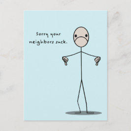 Cartão Postal Seus Vizinhos Chupam