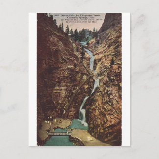 Cartão Postal Seven Falls, South Cheyenne Cannon
