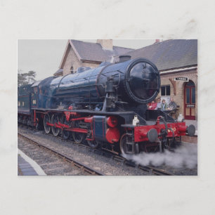 Cartão Postal Severn Valley Rail, Locos na Estação Highley, W