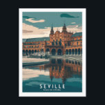 Cartão Postal Seville Plaza De España<br><div class="desc">Seville Plaza De España</div>
