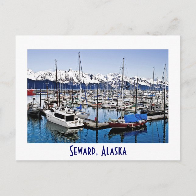 Cartão Postal Seward, Alaska, E.U.A. (Frente)