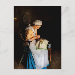 Cartão Postal Sewing - presente de grannias
