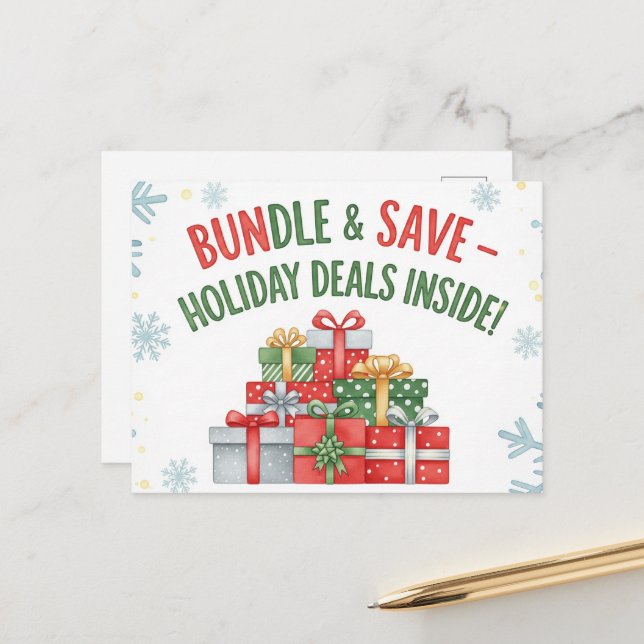 Cartão Postal Sexta-feira negra (Frente/Verso In Situ)