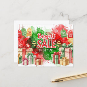 Cartão Postal Sexta-feira negra e segunda-feira cibernética: