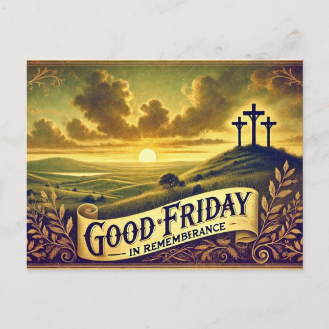 Cartão Postal Sexta-feira Santa (Frente)