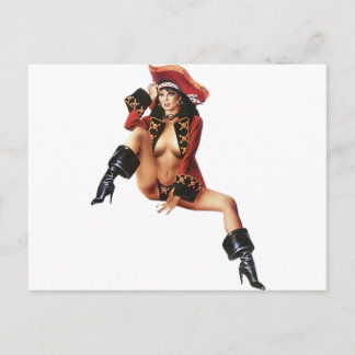 Cartão Postal Sexy Pirate