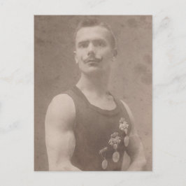 Cartão Postal Sexy Vintage Acrobat