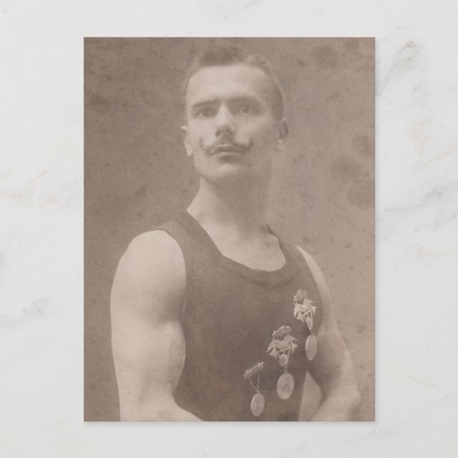 Cartão Postal Sexy Vintage Acrobat (Frente)