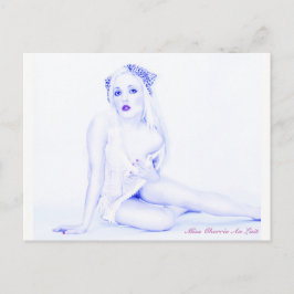 Cartão Postal Sexy Vintage Pin Up Girl Model Babe Art Postcard