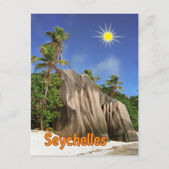 Cartão Postal Seychelles (Frente)