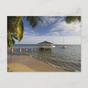 Cartão Postal Seychelles, Ilha de Praslin, Anse Bois de Rose,