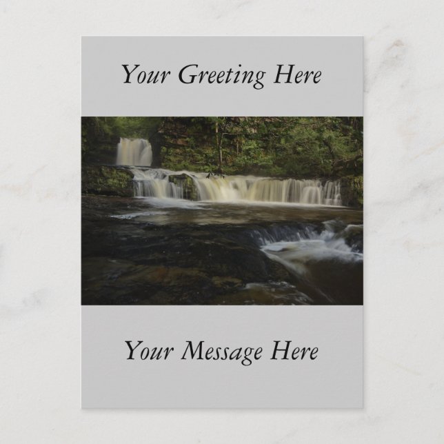 Cartão Postal Sgwd Ddwli Waterfall (Frente)