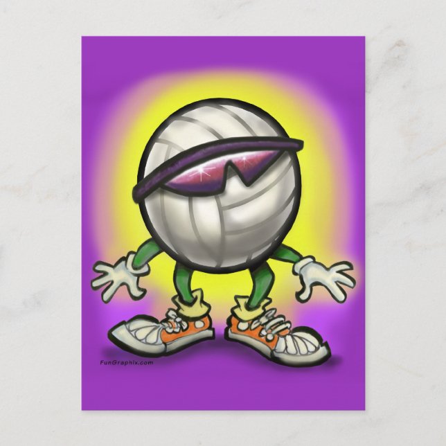 Cartão Postal Shades de Voleibol (Frente)