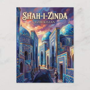 Cartão Postal Shah-i-Zinda Uzbequistão