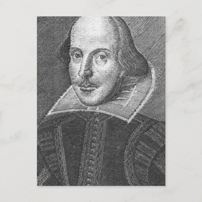 Cartão Postal Shakespeare (Frente)