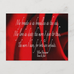 CARTÃO POSTAL SHAKESPEARE 2