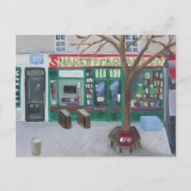 CARTÃO POSTAL "SHAKESPEARE EM PARIS" (Frente)