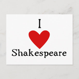 Cartão Postal Shakespeare Love