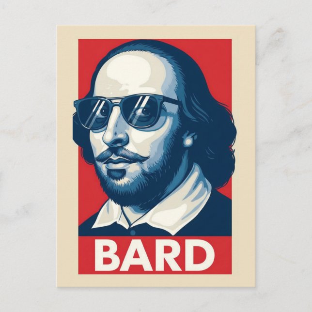 Cartão Postal Shakespeare Stratford-On-Avon England Viagem (Frente)