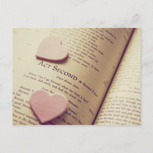 Cartão Postal shakespearetextheart