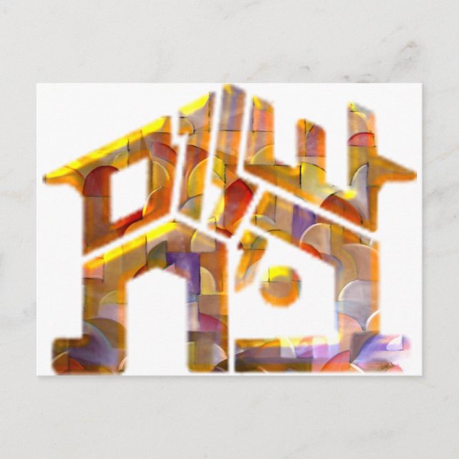 Cartão Postal Shalom Bayit (Frente)