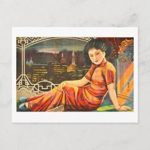 Cartão Postal Shanghai Girl