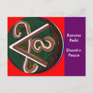 Cartão Postal Shanti = paz