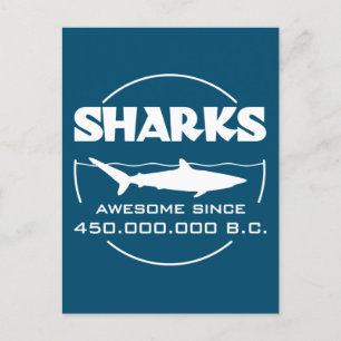 Cartão Postal Sharks Incrível Desde 450.000.000 A.C.