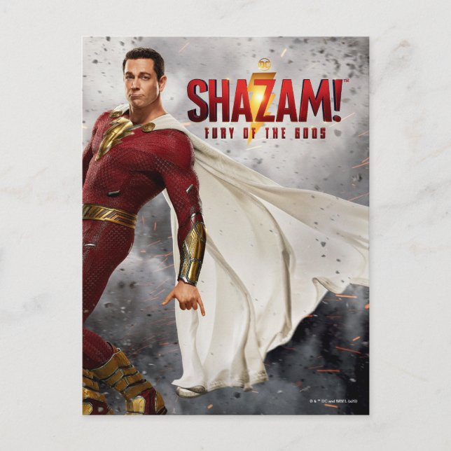 Cartão Postal SHAZAM! Fury of the Gods | Hang Loose Movie Poster (Frente)