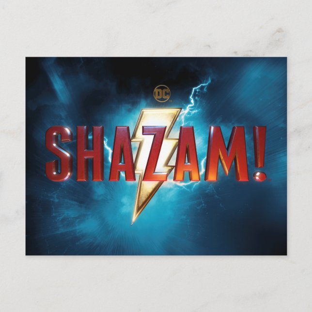 Cartão Postal SHAZAM! | Logotipo Teatral (Frente)