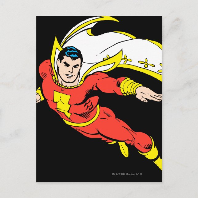 Cartão Postal Shazam Soaring (Frente)
